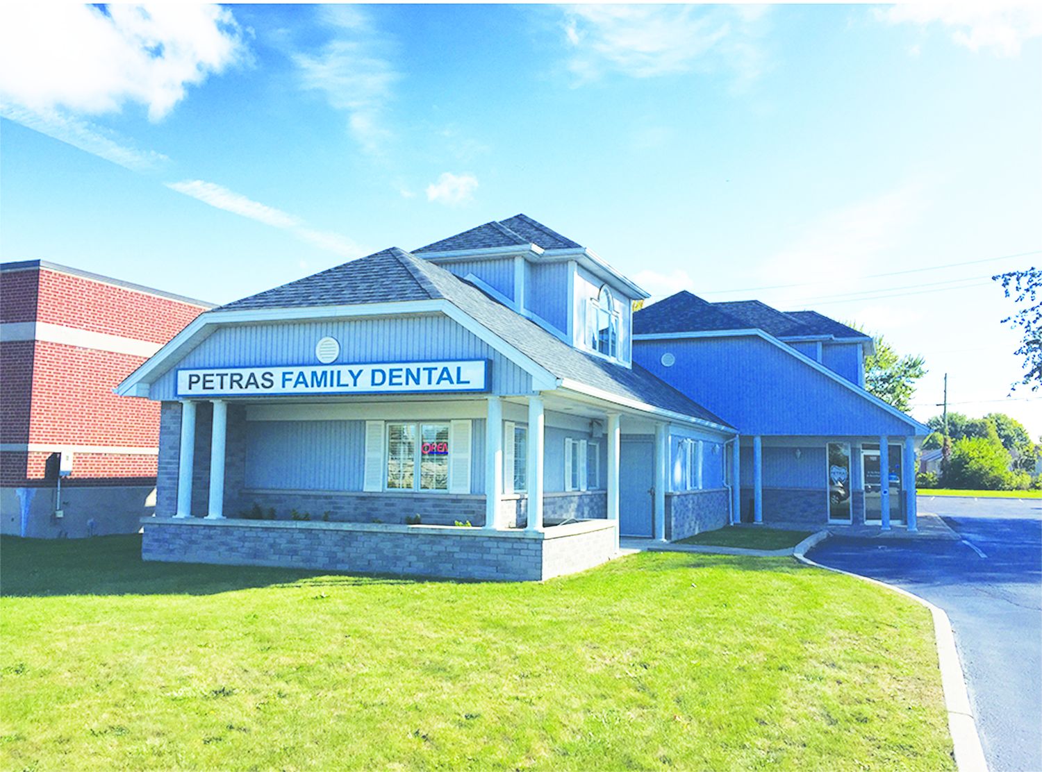 Petras Family Dental building on Sandwich Street South